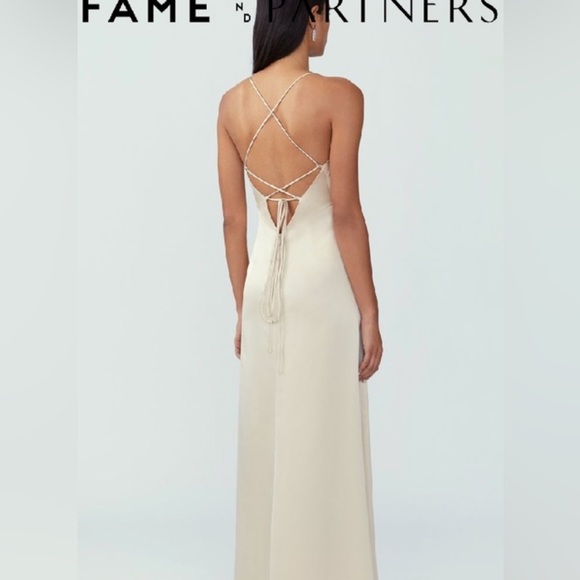Fame and Partners Satin Zarita Gown/Dress - Picture 4 of 4